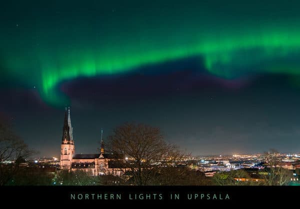 Northern Lights over Uppsala