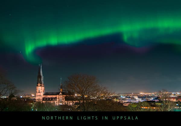Northern Lights over Uppsala