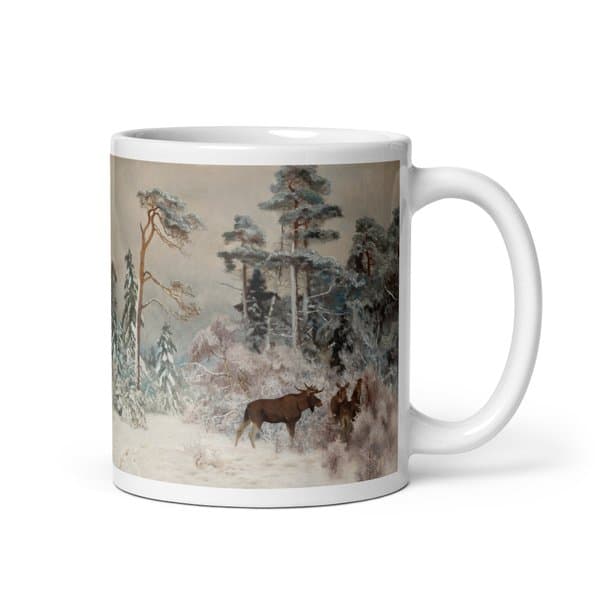 Winter motif by Bruno Liljefors - 1