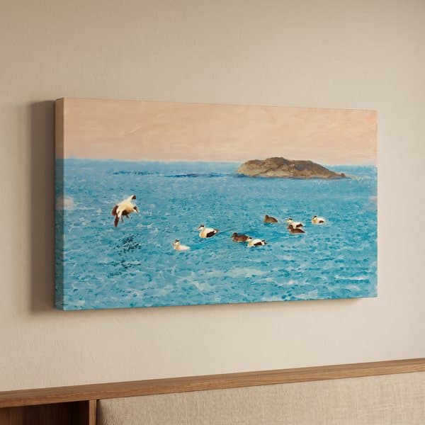 Ejdrar i havsbandet av Bruno Liljefors - Canvas Art - 1