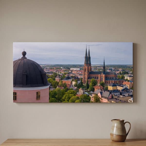 Uppsala City Panorama - Canvas Art - 1